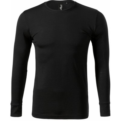 Malfini Merino tričko s dlhým rukávom Premium Merino Rise LS 159 čierne