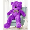 Majlo Toys Plyšový medveď Kvído 190 cm XXL fialový
