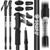 TREKKOS PALICE NORDIC WALKING TREKINGOVÉ PALICE NA CHÔDZU 65-130 cm čierne