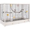 TIAKI drevená vtáčia klietka Robin XXL - D 113,4 x Š 53 x V 81,7 cm