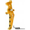 MAXX Hliníková CNC SPEED spoušť pro M4/M16 - TYPE E, žlutá