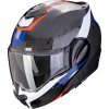 Helma na motorku SCORPION EXO-TECH EVO CARBON ROVER čierno/červeno/modrá Veľkosť: L