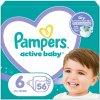 Pampers Active Baby veľkosť 6, 56 plienok, 13kg-18kg