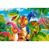 CASTORLAND Puzzle Dinosaurie selfie MAXI 40 dielikov