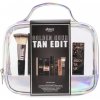 BPerfect Golden Hour kozmetická taška + Body Talk - Liquid Lustre - Travel Mini Glitre na tvár i telo + 1 Hour Express Passion Fruit Tanning Mousse samoopaľovacia pena + Instant Bronze Boost Gel Drops