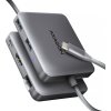 AXAGON HMC-5HL, USB 5Gbps hub, 2x USB-A, HDMI 4k/60Hz, RJ-45 GLAN, PD 100W, kábel USB-C 20cm HMC-5HL