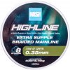 Nash Splietaná šnúra Highline Extra Supple Braid Green 1200 m - 0,35 mm 18,14 kg