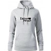 Harry - Espresso Patronum - Mikina dámská Cape s kapucí - 2XL ( Svetlosivý melír )