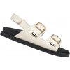 Dievčenské sandále Geox, J SANDAL FOAMMENTERA Biela,Čierna 31