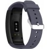 BStrap Silicone Land remienok na Samsung Gear Fit 2, purple gray SSG005C05