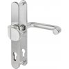 ASSA ABLOY IKON SX 48/92, BT4 Povrch: IN - nerez, Rozteč: 92 mm, Prevedenie: PZ LI/RE (kľučka obojstranná/guľa)