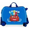JOUMMA BAGS Detský cestovný kufor na kolieskach / odrážadlo DISNEY CARS Blue, 2049823