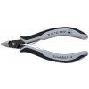 Presné bočné cvikacie kliešte na elektroniku ESD 125mm KNIPEX 13379