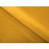 Zamatová látka Velvet Prémium SVP-037 Zlatisto oranžová - šírka 280 cm