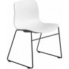 HAY Stolička AAC 08, Black Powder Coated Steel / White