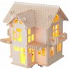Woodcraft Drevené 3D puzzle Európska vila C