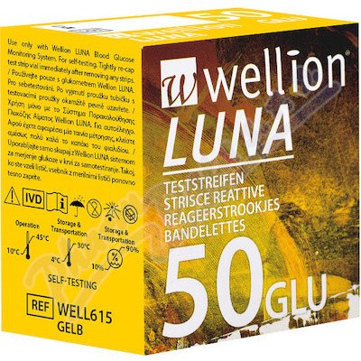 Wellion Luna Duo testovacie prúžky 50 ks