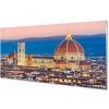 Sklenený obraz Taliansko katedrála panoráma v noci 100x50 cm