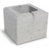 Semmelrock Rivago plotový systém polovičný prvok 20x20x16 cm sivý 668210598