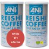 Kolagén Reishi BIO instantná káva s MCT olejom - Cordyceps - Ashwagandha - Chaga - Guarana - Lion's Mane 100g plechovka 1+1 zadarmo ANilab Tubus Guarana Ashwagandha Instantná káva ANi