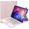 Ružové puzdro s Bluetooth klávesnicou a touchpadom pre Xiaomi Redmi Pad 2