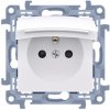 KONTAKTUJÍCÍ SIMON Single Plug-In Socket pro verzi IP44 White Flap 16A (CGZ1BU.01/11)