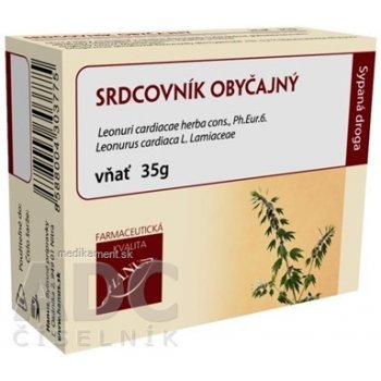 Hanus bylinné prípravky Srdcovník obyčajný 35 g