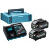 MAKITA SADA 2xAKU BL4040 A NABÍJAČKA DC40RA MAKPAC (191J97-1)