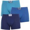 3PACK pánske boxerky Styx long klasická guma modré (F9676869) S 120 dní na výmenu alebo vrátenie tovaru!
