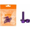 Titánové skrutky predstavce M5x18 mm, súprava 6 ks - Fialové