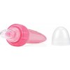 Nuby kŕmitko silikónové Easy squeezy feeder ružová