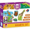 Roter Kafer Magnetické puzzle ZOO s deskou RK2090-02