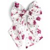 Saténová mašľa do vlasov VELVET FLORA