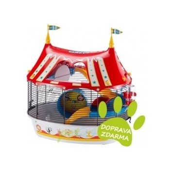 Ferplast Klietka Circus Fun pre škrečka s výbavou 49,5 x 34 x 42,5 cm