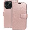 MEZZO Book case for IPHONE 15 Pro mandala rose gold