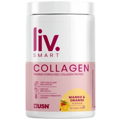 USN (Ultimate Sports Nutrition) USN LivSMART Collagen 330 g - mango/pomaranč