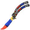 Marble Fade Motýlik nôž tréningový