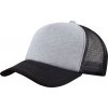 Baseballová čiapka TRUCKER so sieťkou , Black/Black Farba: black/grey