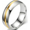 HARAHU Pánsky Prsteň Strieborná Zlatá LO-17382 59mm