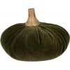 Clayre & Eef Zelená textilná dekorácia tekvice Pumpkin L - Ø 15*12 cm - Clayre & Eef