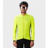 Zateplený pánsky cyklistický dres Alé Cycling Velocity Plus R-EV1 žltý L