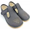 Beda barefoot papuče Grey perforované (BF 060010/W/PF/B) 28