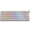 White Shark Gaming mechanical keyboard WAKIZASHI 2, blue switch, US, white WAKIZASHI-2-US-W-BLU