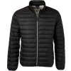 James & Nicholson JN 1140 pánska páperová bunda 02.114 black/silver