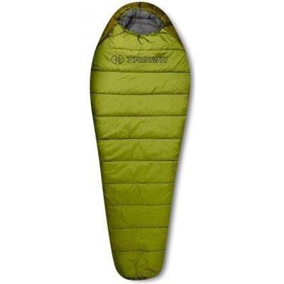 TRIMM WALKER Múmiový spací vak, zelená, 220 cm - pravý zips