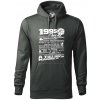 1995 v kocke - Mikina pánska Cape s kapucňou - 2XL ( Tm. bridlica (šedozelená) )