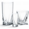 Crystal Bohemia Crystalite Bohemia QUADRO sklenená súprava pohárov 18 dielna