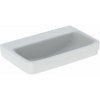 Geberit Selnova Compact - Umývadlo, 650x400 mm, bez prepadu, bez otvoru na batériu, biela 501.893.00.7