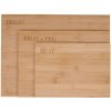 Doštička na krájanie bambus sada 3ks ED-223860