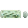 Wireless keyboard + mouse set MOFII Candy 2.4G (Green) Varianta: uniwersalny